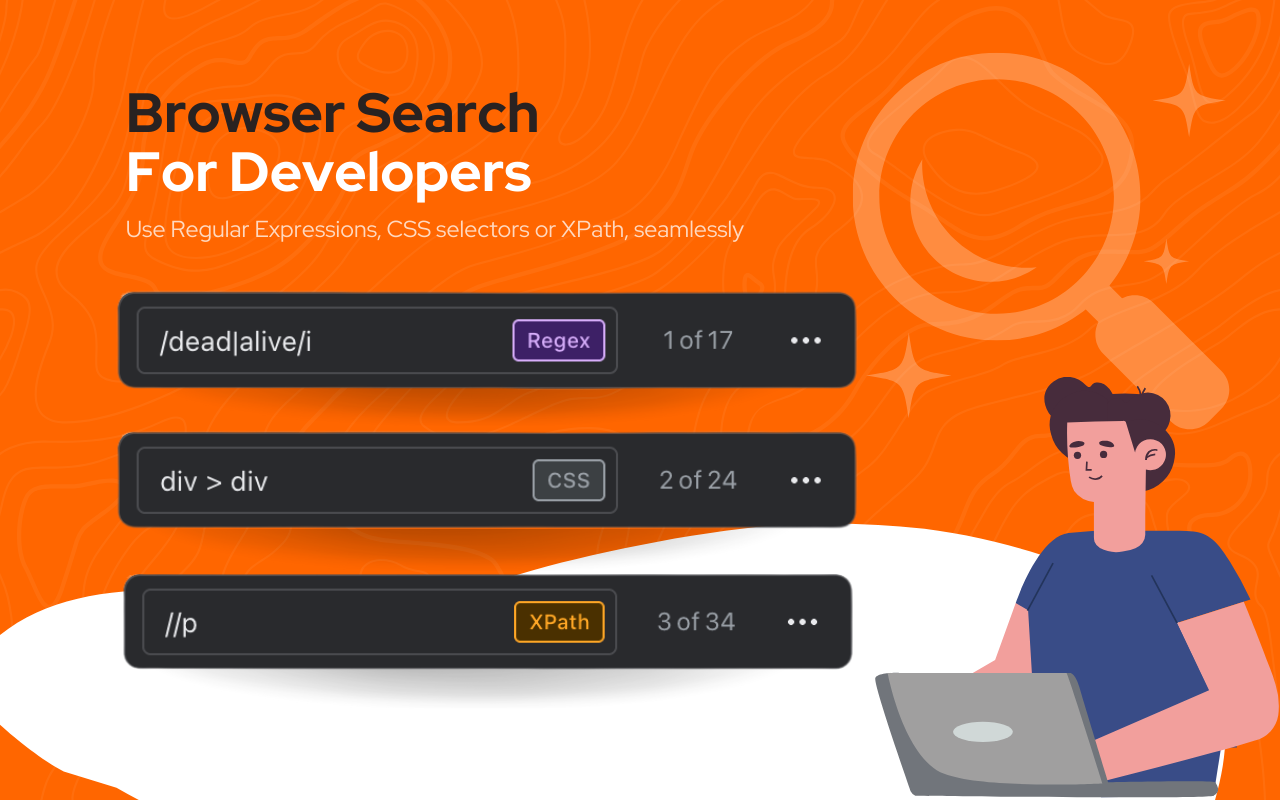 Browser search for developers