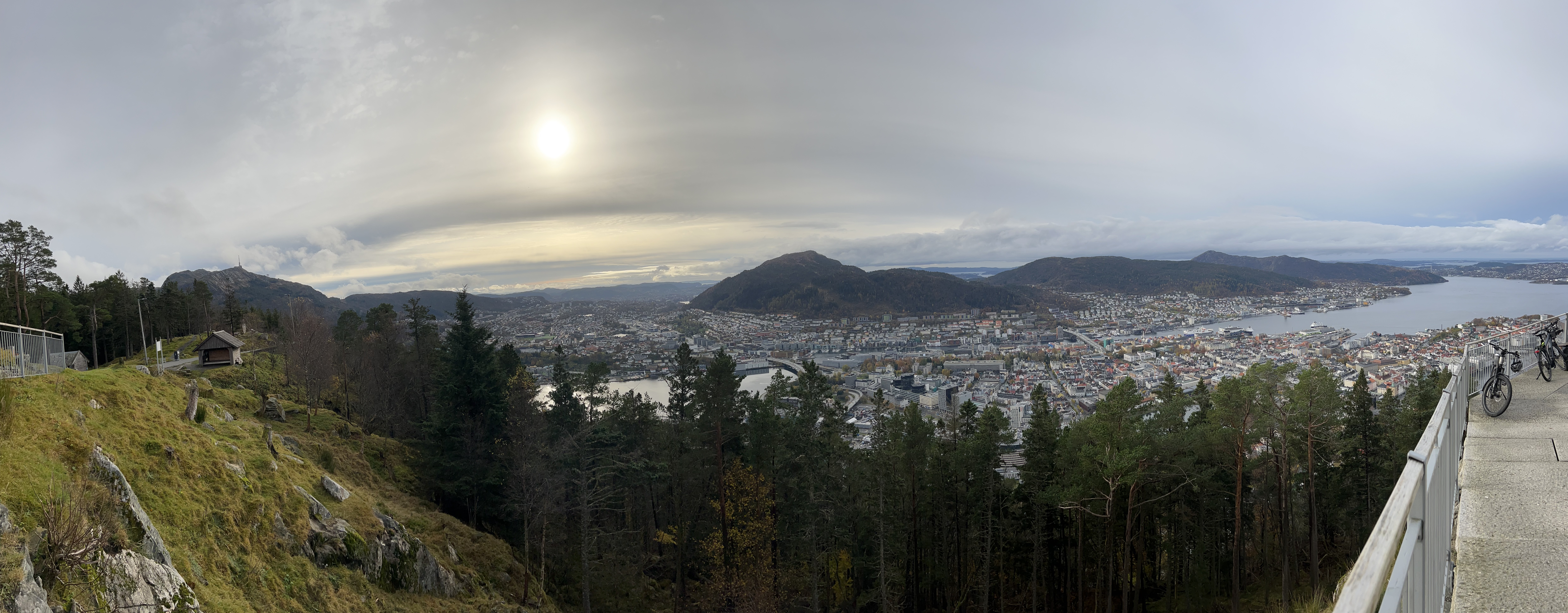 View over Bergen